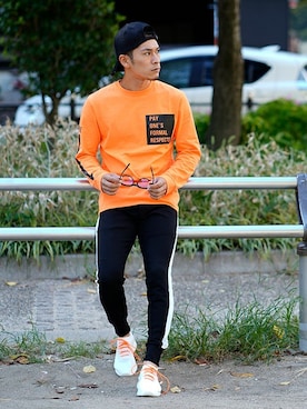 「WHIM ROTH（ウィムロス）のアイテム」を使った、adamsJUGGLERさん（メンズ・172cm）の秋コーディネート