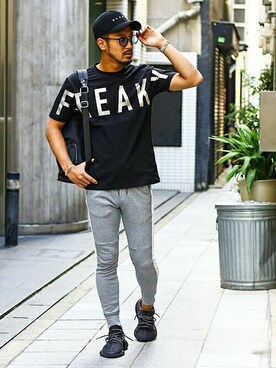 「WHIM ROTH（ウィムロス）のアイテム」を使った、adamsJUGGLERさん（メンズ・172cm）の夏コーディネート