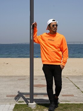 「WHIM ROTH（ウィムロス）のアイテム」を使った、adamsJUGGLERさん（メンズ・173cm）の春コーディネート