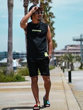 「ショーパン」｜adamsJUGGLERさん（メンズ・173cm）の春コーディネート