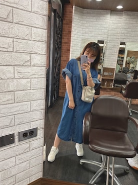 「plain-me（プレインミー）のアイテム」を使った、pan2hen215さん（レディース・158cm）の春コーディネート