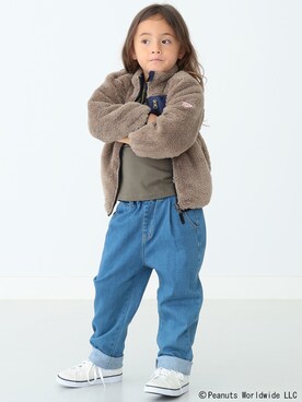 「リバーシブル」｜「アイテム（その他アウター）」を使った、B:MING by BEAMS WOMENさん（キッズ・110cm）の秋コーディネート