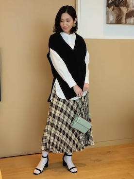 B:MING by BEAMS WOMENさん（レディース・165cm）の冬コーディネート