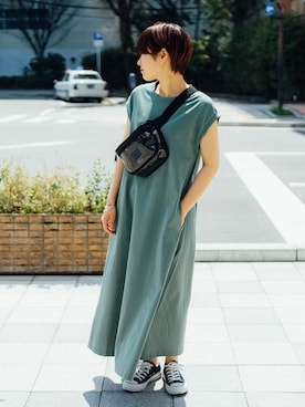 「Herschel Supply（ハーシェルサプライ）のアイテム」を使った、B:MING by BEAMS WOMENさん（レディース・153cm）の春コーディネート