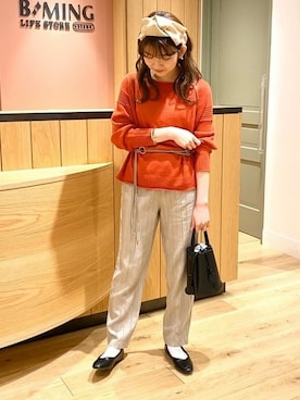 B:MING by BEAMS WOMENさん（レディース・155cm）の春コーディネート