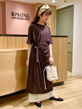B:MING by BEAMS WOMENさん（レディース・155cm）の夏コーディネート