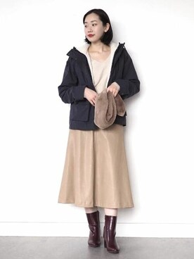 B:MING by BEAMS WOMENさん（レディース・158cm）の冬コーディネート