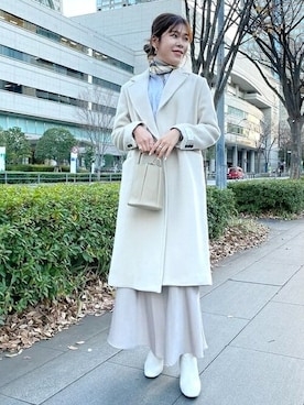 B:MING by BEAMS / メルトン ダブル チェスターコート 20AWを使った