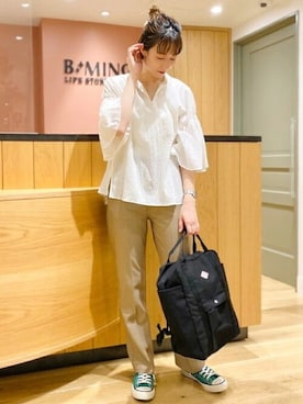 B:MING by BEAMS WOMENさん（レディース・158cm）の春コーディネート