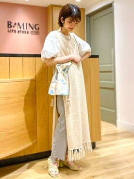 B:MING by BEAMS WOMENさん（レディース・155cm）の春コーディネート