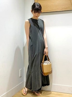 「NICOLAS LAINAS」｜「アイテム（ワンピース/ドレス）」を使った、B:MING by BEAMS WOMENさん（レディース・155cm）の春コーディネート