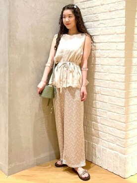 B:MING by BEAMS WOMENさん（レディース・159cm）の夏コーディネート