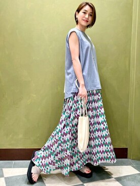 B:MING by BEAMS WOMENさん（レディース・161cm）の夏コーディネート