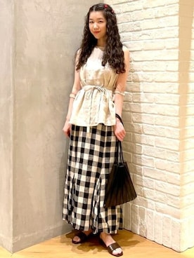 B:MING by BEAMS WOMENさん（レディース・159cm）の夏コーディネート