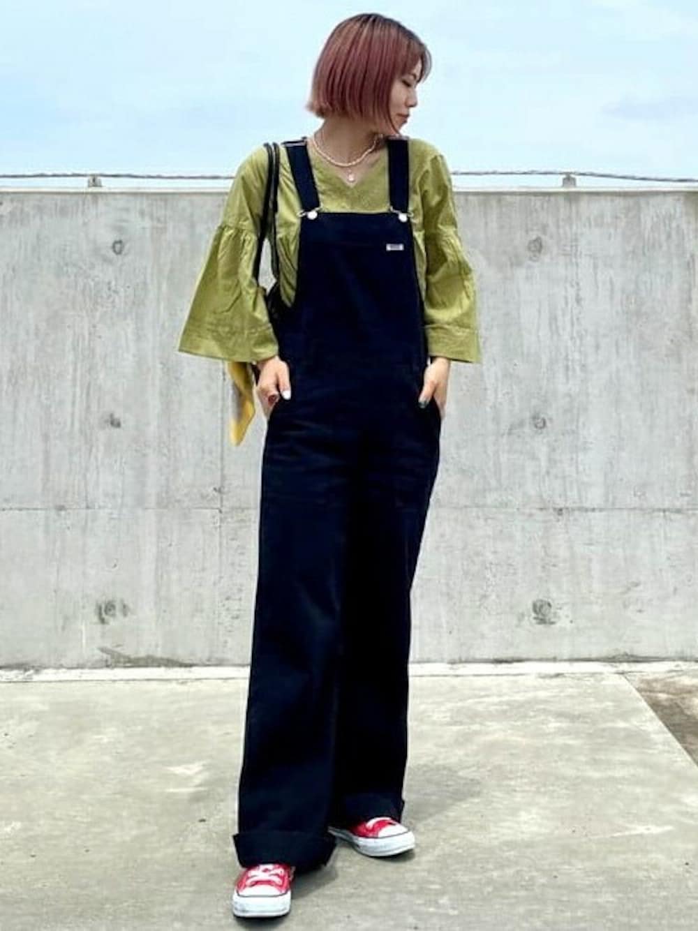 B:MING by BEAMS Wrangler / フレア サロペット B:MING by BEAMS（ビーミングバイビームス）の「Wrangler / フレア