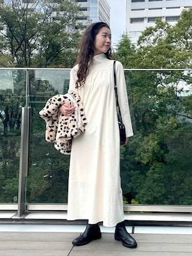 「BeAMS DOT（ビームスドット）のアイテム（ジャケット/アウター）」を使った、B:MING by BEAMS WOMENさん（レディース・159cm）の秋コーディネート