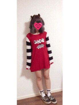 「クレイジー」｜🐹さん（レディース・161cm）の秋コーディネート