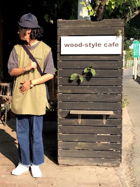 「SASQUATCHfabrix.（サスクワァッチファブリックス）のアイテム」を使った、ぺぺぺーいさん（メンズ・178cm）の夏コーディネート