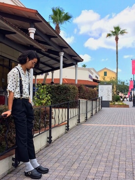 「HAPPYBOUNCE（ハッピーバウンス）のアイテム」を使った、ぺぺぺーいさん（メンズ・178cm）の夏コーディネート