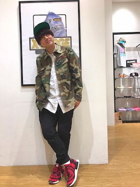 「ライカム」｜にしのさん（メンズ・171cm）の春コーディネート