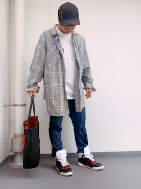 にしのさん（メンズ・170cm）の夏コーディネート