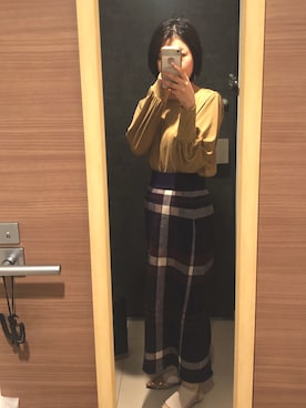 「チュールパンプス」｜せりさん（レディース・155cm）の春コーディネート