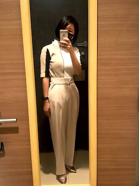 「Bermosa（ベルモサ）のアイテム」を使った、せりさん（レディース・155cm）の夏コーディネート