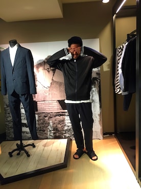 「DIESEL OSAKA」｜「アイテム（その他アウター）」を使った、SHOさん（メンズ・177cm）の夏コーディネート