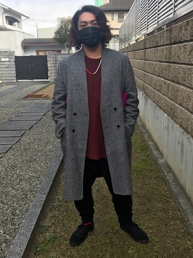 「CLASS（クラス）のアイテム（ジャケット/アウター）」を使った、Taishoさん（メンズ・164cm）の冬コーディネート