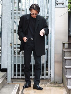「adsr」｜「アイテム（ジャケット/アウター）」を使った、Shunsuke Itoさん（メンズ・173cm）の秋コーディネート