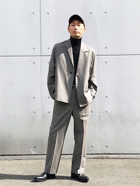 「URU（ウル）のアイテム」を使った、Shunsuke Itoさん（メンズ・173cm）の秋コーディネート