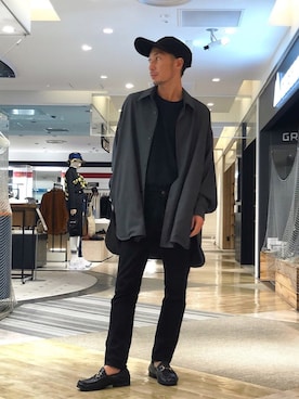 「GUCCI（グッチ）のアイテム」を使った、Shunsuke Itoさん（メンズ・173cm）の秋コーディネート