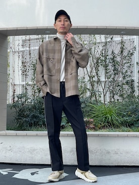 「Lui's（ルイス）のアイテム（スニーカー）」を使った、Shunsuke Itoさん（メンズ・173cm）の冬コーディネート