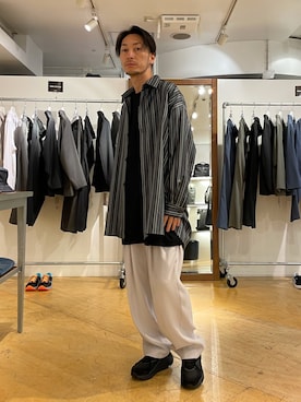 「Lui's（ルイス）のアイテム（スニーカー）」を使った、Shunsuke Itoさん（メンズ・173cm）の冬コーディネート