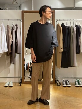 「GUCCI（グッチ）のアイテム」を使った、Shunsuke Itoさん（メンズ・173cm）の春コーディネート