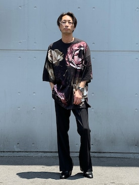 「Lui's（ルイス）のアイテム（シューズ）」を使った、Shunsuke Itoさん（メンズ・173cm）の夏コーディネート