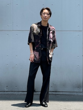「HERMES（エルメス）のアイテム」を使った、Shunsuke Itoさん（メンズ・173cm）の夏コーディネート