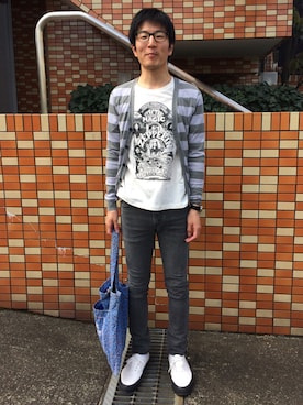 「OPENING CEREMONY（オープニングセレモニー）のアイテム」を使った、Daisuke Aさん（メンズ・168cm）の春コーディネート