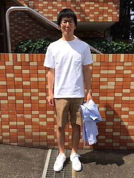 「BARENA（バレナ）のアイテム」を使った、Daisuke Aさん（メンズ・168cm）の夏コーディネート