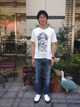 「かき氷」｜Daisuke Aさん（メンズ・168cm）の秋コーディネート