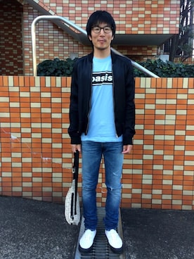 「Oasis（オアシス）のアイテム」を使った、Daisuke Aさん（メンズ・168cm）の冬コーディネート