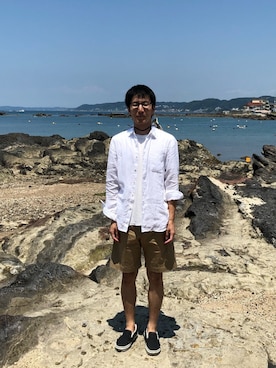 「BARENA（バレナ）のアイテム」を使った、Daisuke Aさん（メンズ・168cm）の夏コーディネート