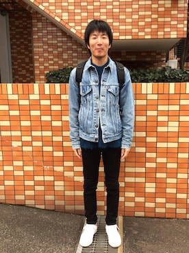 「CABANE de ZUCCa（カバンドズッカ）のアイテム（トップス）」を使った、Daisuke Aさん（メンズ・168cm）の秋コーディネート
