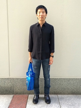「BUTTERO」｜Daisuke Aさん（メンズ・168cm）の秋コーディネート