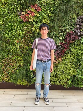 「ボタニカル」｜Daisuke Aさん（メンズ・168cm）の夏コーディネート