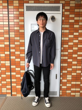 「TAKAHIROMIYASHITATheSoloIst.（タカヒロミヤシタザソロイスト）のアイテム（パンツ）」を使った、Daisuke Aさん（メンズ・168cm）の春コーディネート