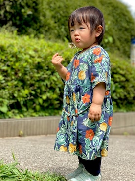「アイテム（ワンピース/ドレス）」を使った、ひいまめさん（レディース・80cm）の夏コーディネート