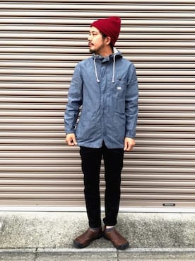 「KEEN（キーン）のアイテム（その他シューズ）」を使った、koさん（メンズ・170cm）の夏コーディネート