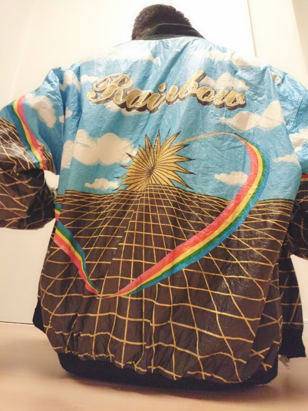 「世界人権デー、rainbow、LGBT、個性、色々な色」｜「RAINBOWのアイテム（その他アウター、その他）」を使った、参考にならない男のWEARさん（メンズ・175cm）の冬コーディネートの1枚目の写真