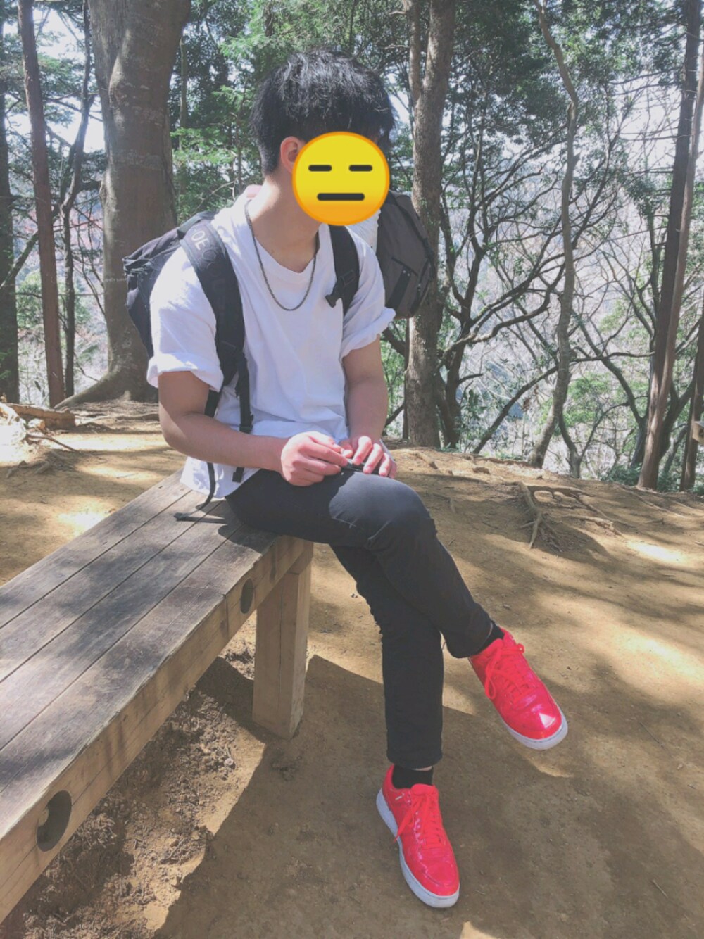 「花粉、登山、靴はもちろん、AF1」｜「レペゼン花粉のアイテム（その他、その他）」を使った、参考にならない男のWEARさん（メンズ・175cm）の春コーディネートの1枚目の写真